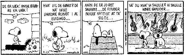 Charles Schulz: Radiserne (Politiken, januar 2000)